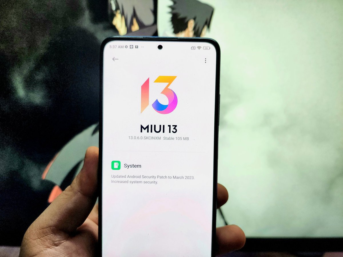 iRaj_r's tweet image. March Security Patch Update Released for Indian Redmi Note 11 Pro+ 5G Users ✅️

Version: MIUI 13.0.6.0
#redminote11proplus5g