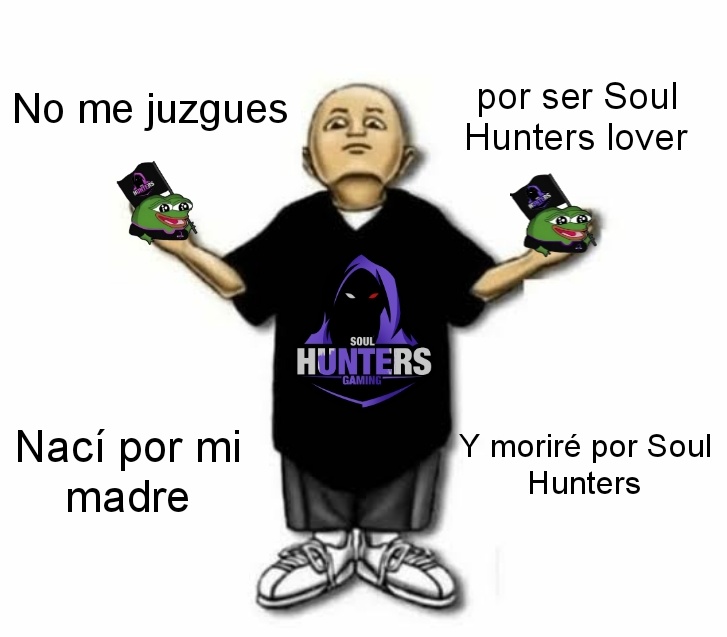 Falta poco para disputar una nueva final en fénix league. Estamos preparados para dar lo mejor y seguir con nuestro buen momento.
🆚 <a href="/remaining_7/">Remaining 7 Esports</a>
🏆 <a href="/Fenix_LeagueBS/">Fenix League</a>
🕘  21:00
Podrán ver el partido a través de el siguiente canal twitch.tv/iamjuliomx_
#GoSoulHunters💜