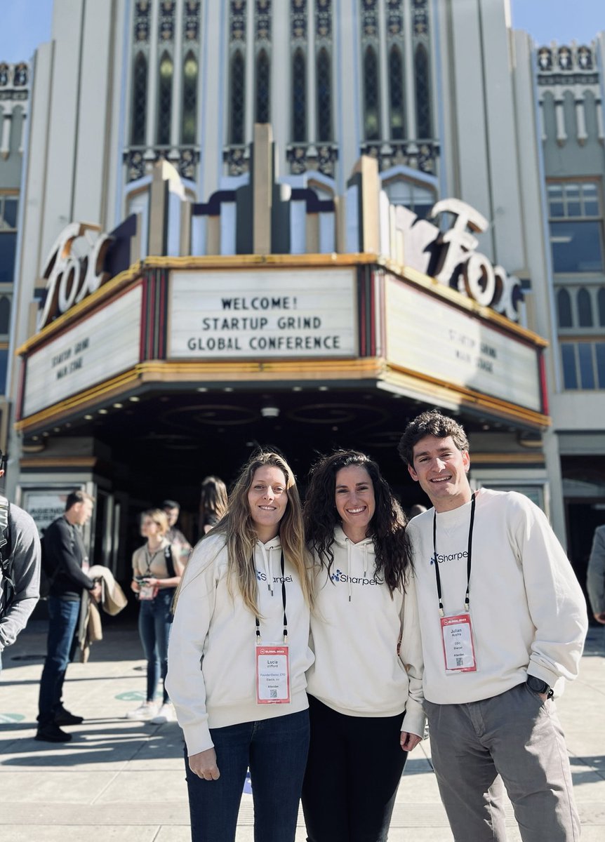 ⏰ Yesterday we made our first public appearance as <a href="/GoSharpei/">Sharpei AI</a>

Who would have told me 3 years ago when we founded <a href="/yakk_app/">Yakk</a> , that today, with 22 years I would be in San Francisco launching my second project. Obviously again with <a href="/LCliffordA/">L Clifford</a> and <a href="/MeryAzofra/">Maria azofra</a> by my side.