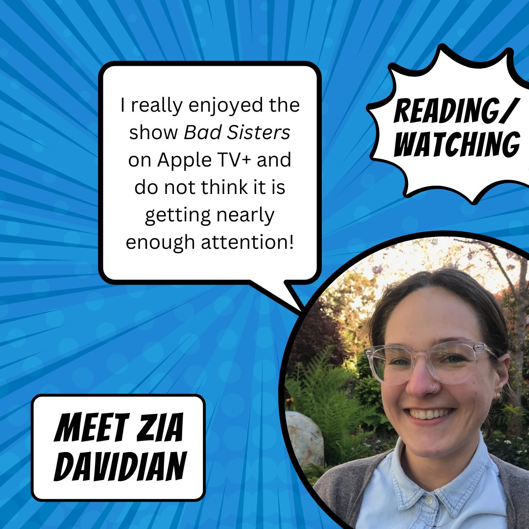 sfstatelibrary's tweet photo. Get to know your #JPLLibrary team! Today, we’re featuring Zia Davidian from the Student Success & Engagement Team. https://t.co/VeDPQ5ySQ1