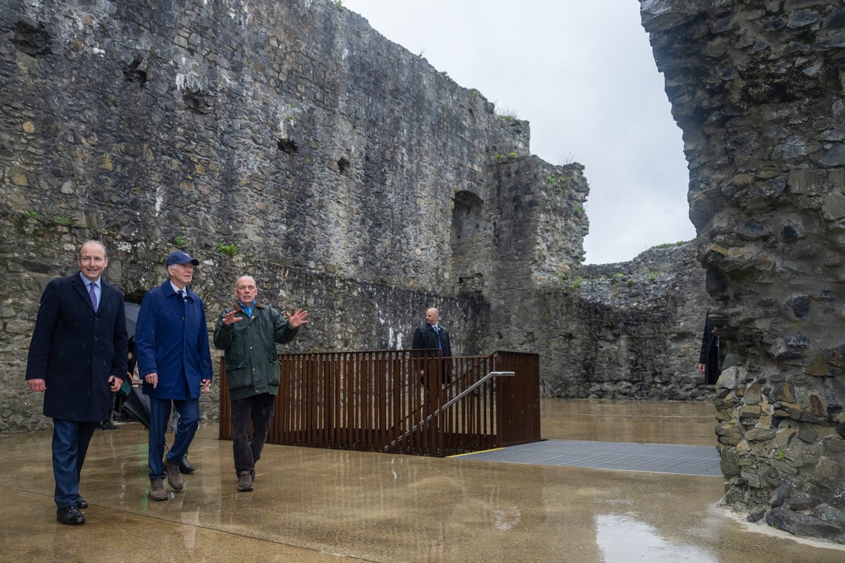 Irish immigrants like my ancestors helped shape the United States.

Centuries later, their values have been passed down around countless Irish-American dinner tables just like the one I grew up around.

It was an honor to walk their path today in County Louth.