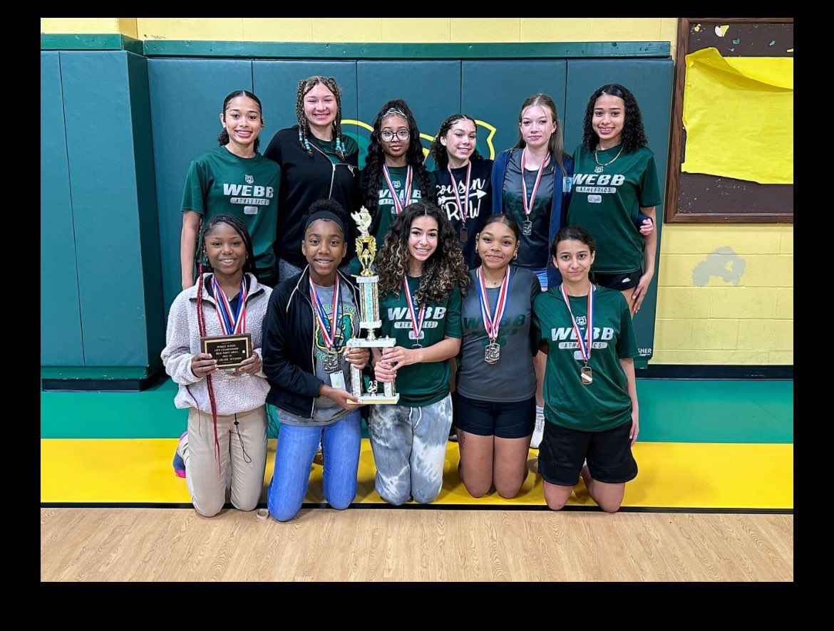 Congratulations <a href="/WebbLadyBears/">Webb Lady Bears</a> track &amp; field for being city champs 🥇!!
