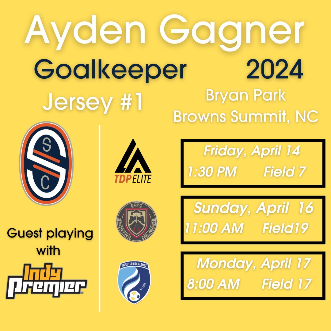 Excited for this weekend‼️
Check out my schedule for the GA Spring Showcase⬇️⬇️
<a href="/SalvoSCGA/">Salvo Girls Academy</a> <a href="/GAcademyLeague/">Girls Academy</a> <a href="/SalvoWPSL/">Salvo Women’s Premier Soccer League</a> <a href="/ImYouthSoccer/">ECNL/GA/Recruiting/College Soccer</a> <a href="/TheSoccerWire/">SoccerWire</a> <a href="/PrepSoccer/">Prep Soccer ⚽️</a> <a href="/TopDrawerSoccer/">TopDrawerSoccer</a>