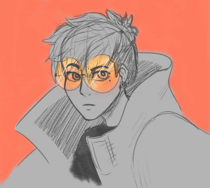 CabbageKingGG's tweet photo. a quick doodle from today's stream
never drawn vash before lmao https://t.co/dpDSw8mTN9
