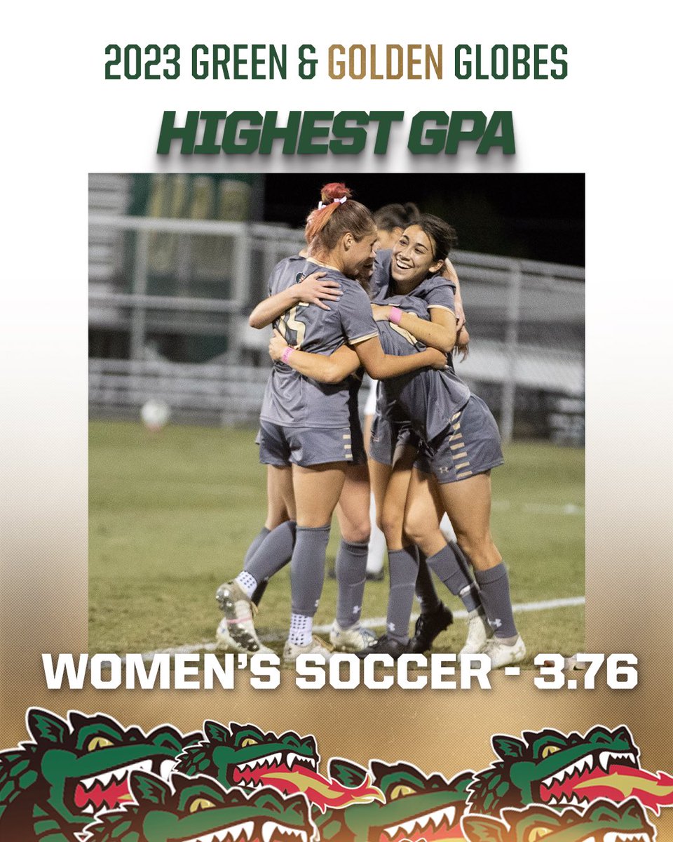 𝒢𝑅𝐸𝐸𝒩 𝒜𝒩𝒟 𝒢𝒪𝐿𝒟𝐸𝒩 𝒢𝐿𝒪𝐵𝐸𝒮

Highest Team GPA - Female Sport

<a href="/UAB_WSOC/">UAB Women's Soccer</a> 

#WinAsOne