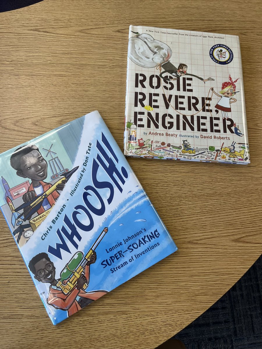 As we learn about inventions this week, I had to pick up some engaging read-alouds! #WarrenWill 
<a href="/andreabeaty/">AdaTwistScientist</a> <a href="/LonnieGJohnson/">Lonnie Johnson</a>