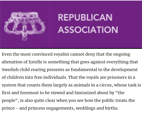 nomoremonarchs's tweet photo. "indoctrinated" to live as a symbol?
A "royal" upbringing "distort[s]..any form of reasonable reality". How can it avoid causing "delusion, alienation &amp; psychological damage"?
#MonarchyIsChildAbuse #FreeTheWindsorKids #trainedfrombirth #NotMyKing #NotMyPrince #AbolishTheMonarchy https://t.co/VDFDGZ2tyS