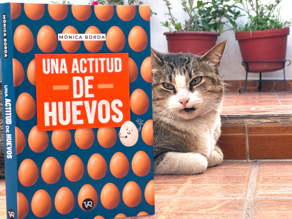 Lectura de hoy <a href="/MonicaBorda/">Monica Borda</a> <a href="/VReditoras/">VR Editoras</a> #libros #LibrosRecomendados #huevos #pensamientos #habitos #felicidad #acciones  #gatos