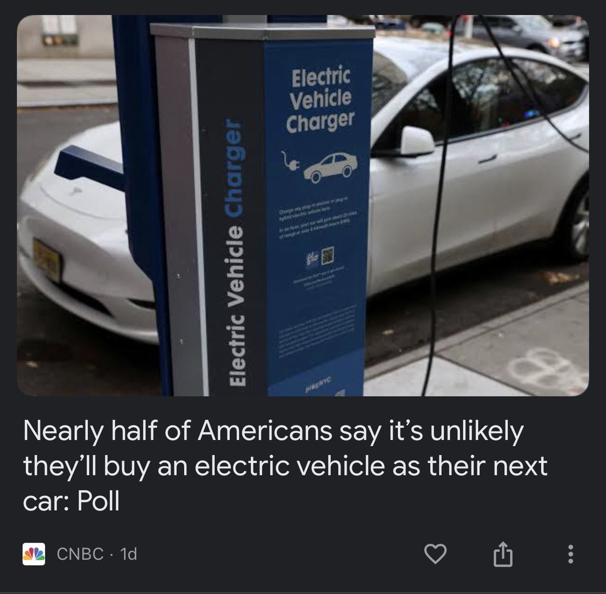 _justthegems's tweet image. What a very weird way of saying "More than half of Americans say it's likely they'll buy an electric car as their next vehicle."