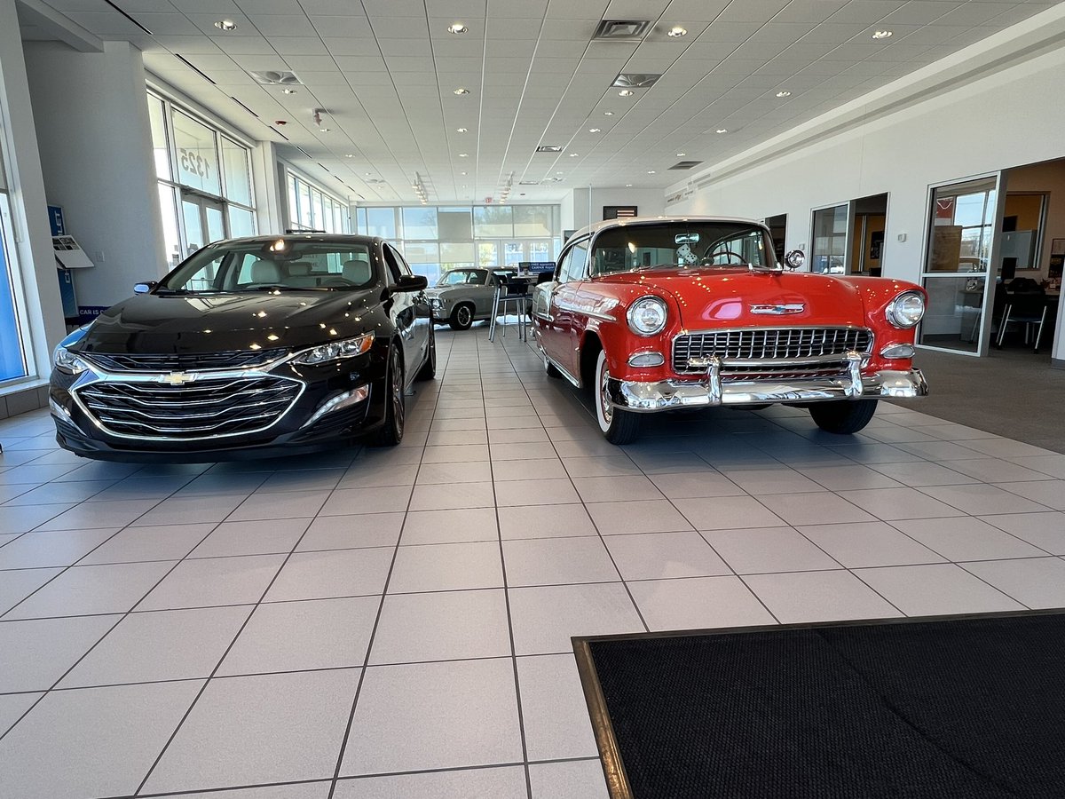 McClintonAuto's tweet image. A lot changes in 68 years. #Chevrolet #chevy #FindNewRoads