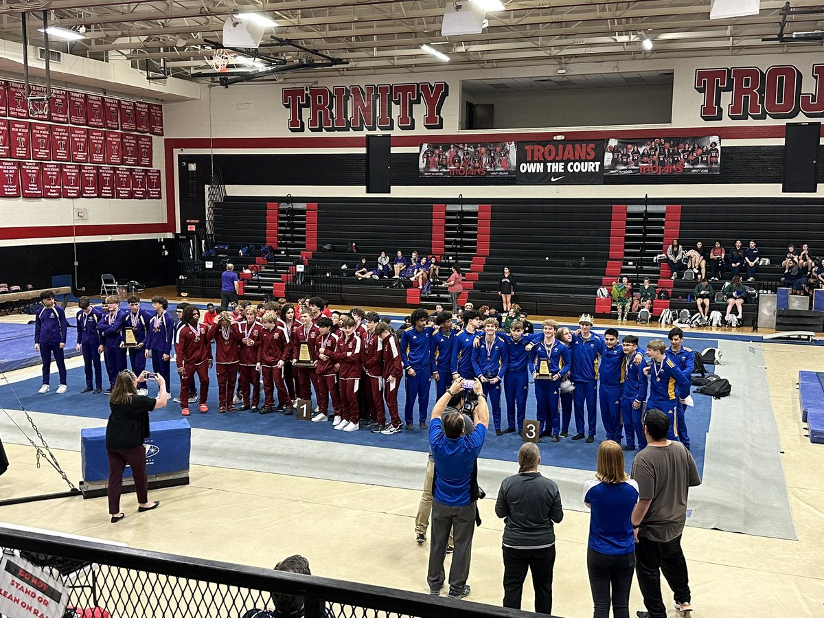 tree_willis96's tweet photo. Texas Region 4 Mens Gymnastics top 3 teams and state bound 🎉🎉🎉
1st - Saginaw HS
2nd - Chisholm Trail HS
3rd - Boswell HS

Way to go EMS-ISD!!!
@Bosmensgymnast2 
@emsisdathletics @boswellhs https://t.co/XV1hcIvae0