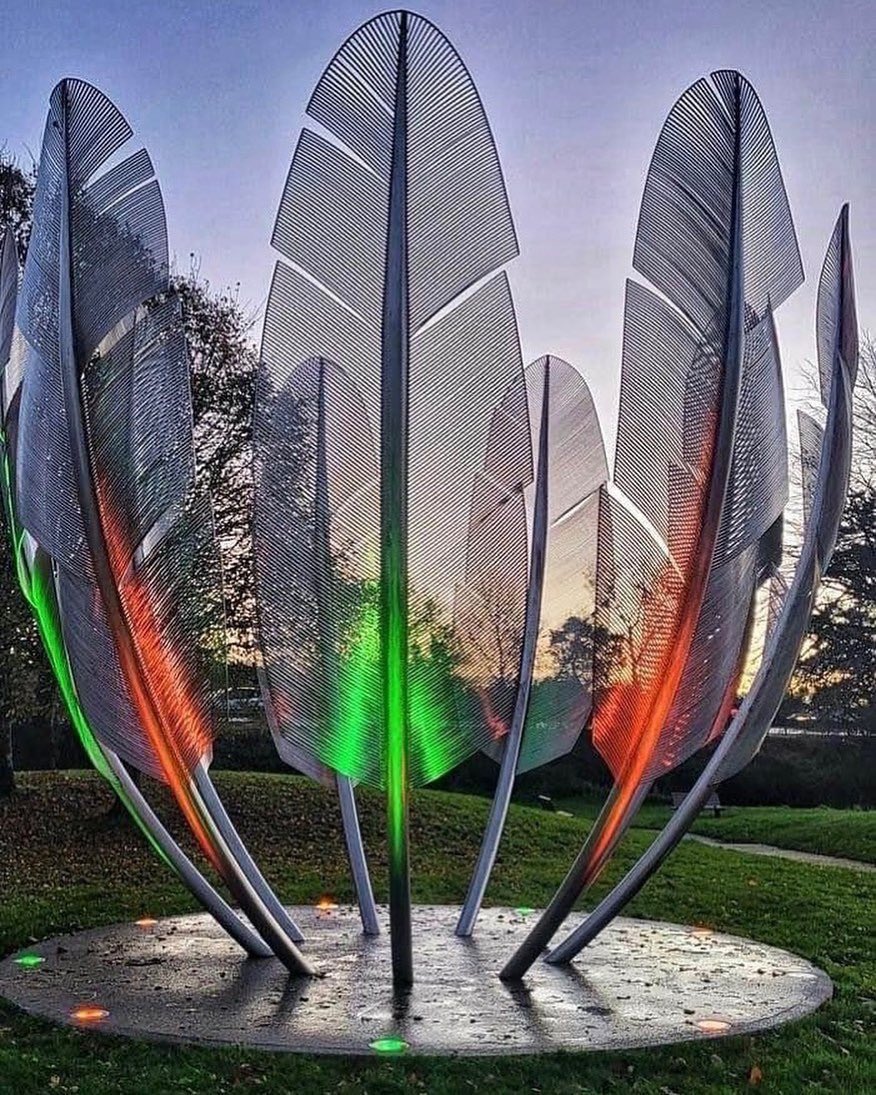 Tribute to Choctaw First Nations from the Irish Nation to honour the Choctaw for their kindness to the Irish during the great famine. The beautiful sculpture is set in Middleton, County Cork, Republic of Ireland. #native #nativeamerican #nativeart