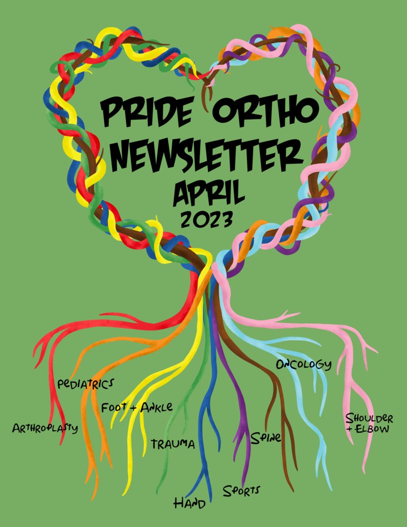 🌈 Pride Ortho's Spring Newsletter is here!!! 

Featuring special interviews by Dr. Marie Gdalevitch &amp; Dr. Ayesha Rahman, and a new blog post by Pride Ortho member Desiree Ojo on her reflection of the 2nd annual AAOS luncheon. 🏳️‍🌈

Link:
simplebooklet.com/prideorthonews…