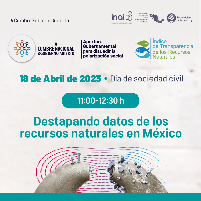 CausaNatura's tweet photo. ¿Quieres conocer los datos en recursos naturales como pesca 🎣, bosques 🌳 y agua🌊? 

No te pierdas la presentación de @CausaNatura @ReforestamosMx @Cartocritica y @Aguaorgmx #DestapandoDatosITRN 👉🏽 Conoce todos los detalles deslizando hacia la izquierda