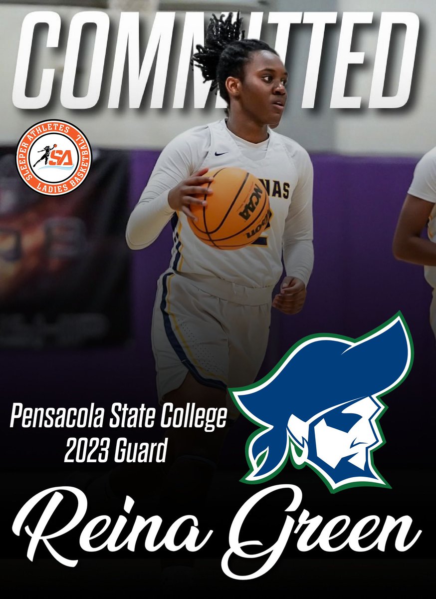 Sleeper Athletes Ladies Basketball (@sathleteslbb) on Twitter photo 2023 G Reina Green (<a href="/reinagreenn/">ReinaG12</a>) commits to the #PensacolaState #Pirates
<a href="/MzMs_Jones/">Coach "B"elford</a> <a href="/bernard_scott93/">Bernard Scott</a> <a href="/thecoachky/">Kyra Collier</a> <a href="/PSC_LadyPirates/">Lady Pirates WBB</a> 2023 G Reina Green (<a href="/reinagreenn/">ReinaG12</a>) commits to the #PensacolaState #Pirates
<a href="/MzMs_Jones/">Coach "B"elford</a> <a href="/bernard_scott93/">Bernard Scott</a> <a href="/thecoachky/">Kyra Collier</a> <a href="/PSC_LadyPirates/">Lady Pirates WBB</a>