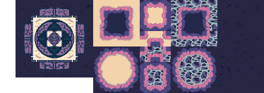 cerohaven's tweet photo. Here's some proof of concept work for a tower defense game that I'm working on! 

Image 1: Tilesheet
Image 2: Mockup with outdated tile sheet and assets
Image 3: Lane Signifiers https://t.co/IbP2JVVr9S