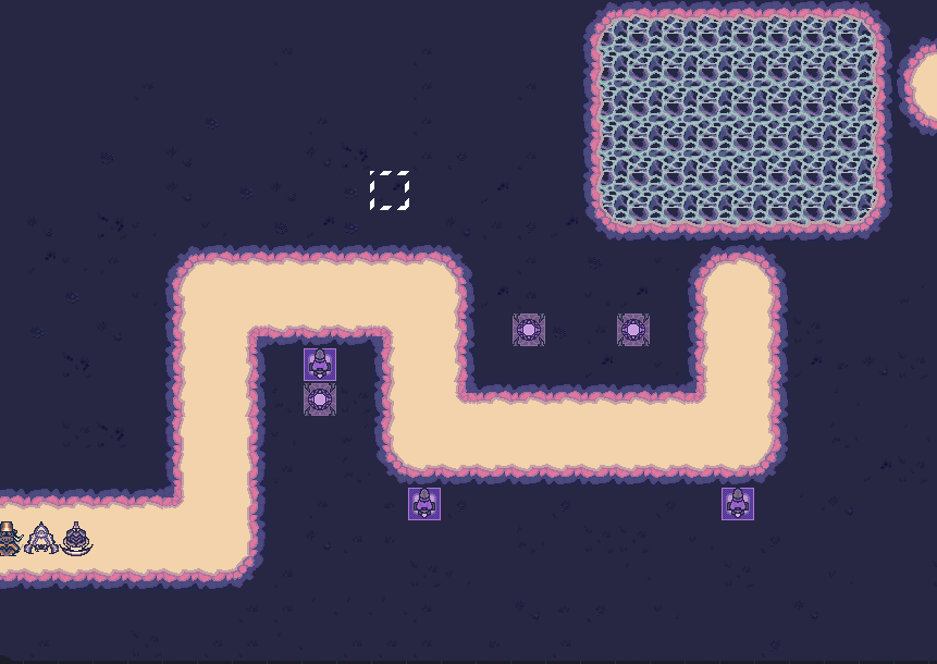 cerohaven's tweet photo. Here's some proof of concept work for a tower defense game that I'm working on! 

Image 1: Tilesheet
Image 2: Mockup with outdated tile sheet and assets
Image 3: Lane Signifiers https://t.co/IbP2JVVr9S