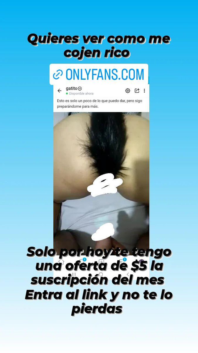 fetish_kitty19's tweet photo. https://t.co/Fhuy0mPPqW
Ven a ver como me cojen 
#onlyfans_girl  #onlyfansgirl  #onlyfans  #onlyfanspromo #onlyfanslatinas #Content https://t.co/v2H5sy79Ne