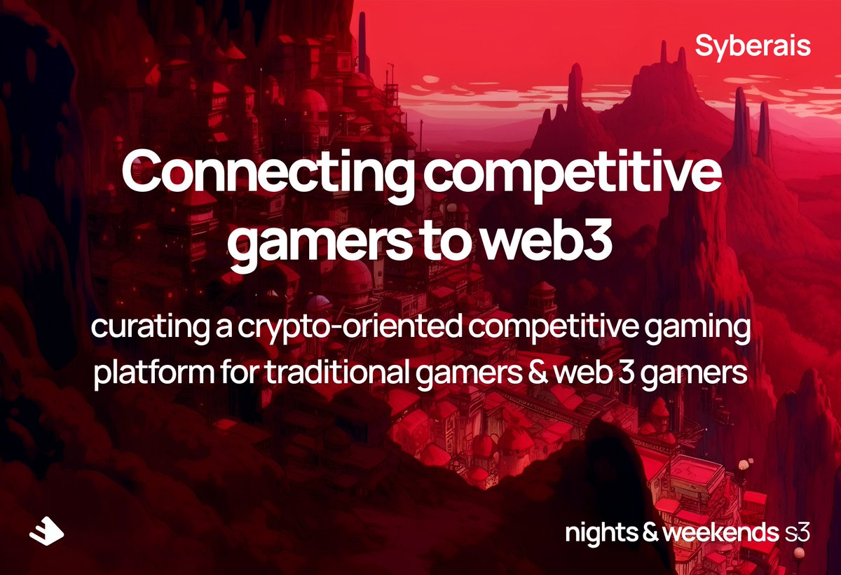 Breezy (@breezy_83) on Twitter photo GM Gamers!
i may not be a fully knowledgeable dev but i know more than enough, especially with the suite of free tools online, to plan out and somewhat build my platform <a href="/SyberaisNFT/">Syberais e3ports</a> during the next 6 weeks working part-time every weekday and full-time on weekends!
<a href="/_buildspace/">buildspace</a> GM Gamers!
i may not be a fully knowledgeable dev but i know more than enough, especially with the suite of free tools online, to plan out and somewhat build my platform <a href="/SyberaisNFT/">Syberais e3ports</a> during the next 6 weeks working part-time every weekday and full-time on weekends!
<a href="/_buildspace/">buildspace</a>