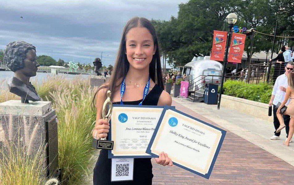 Enviamos una felicitación a Ana Lorenza Blanco, primera yucateca y mexicana en obtener en su categoría el Shelly King Award for Excellence, que otorga el Youth America Grand Prix (<a href="/yagp/">YAGP</a>), uno de los concursos de ballet más importantes del mundo. ¡Eres un orgullo para #Yucatán!