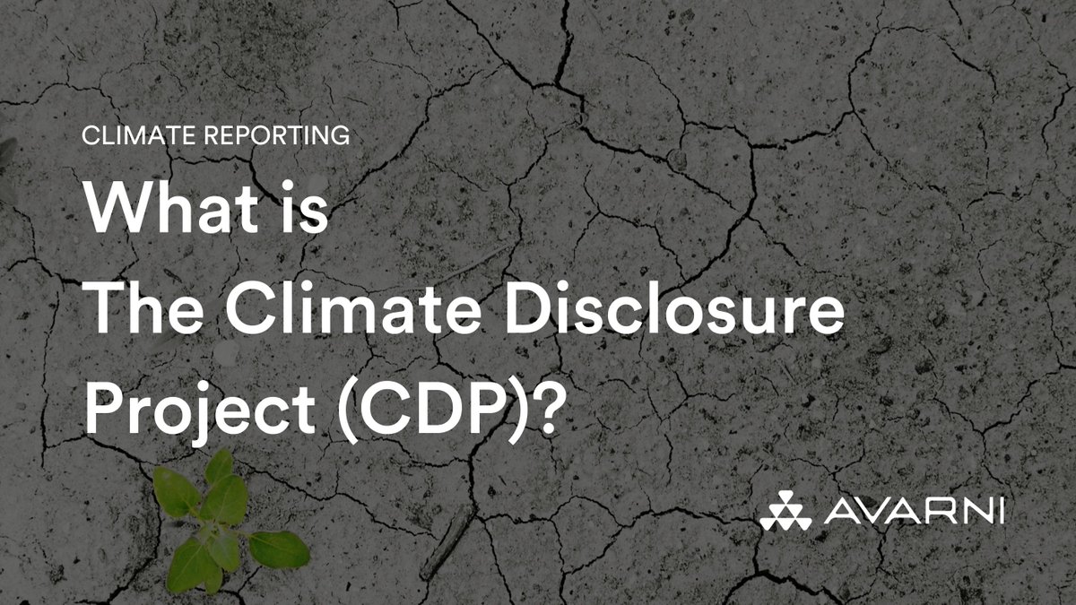 The Climate Disclosure Project (#CDP) drives disclosure of #environmentalimpact by companies and governments worldwide. 🌎
Read our blog below to find out how the CDP also provides competitive advantages for the companies that use it. 
#climatereporting #climatedisclosure