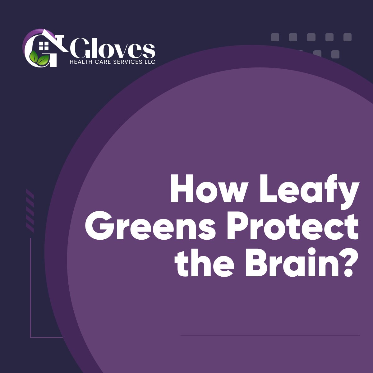 Leafy green vegetables protect the brain from the effects of aging in several ways. They contain high levels of vitamin K and antioxidants that increase blood circulation to the brain and protect it from inflammation and damage.

#HomeHealthCare #LeafyGreens #BrainProtection