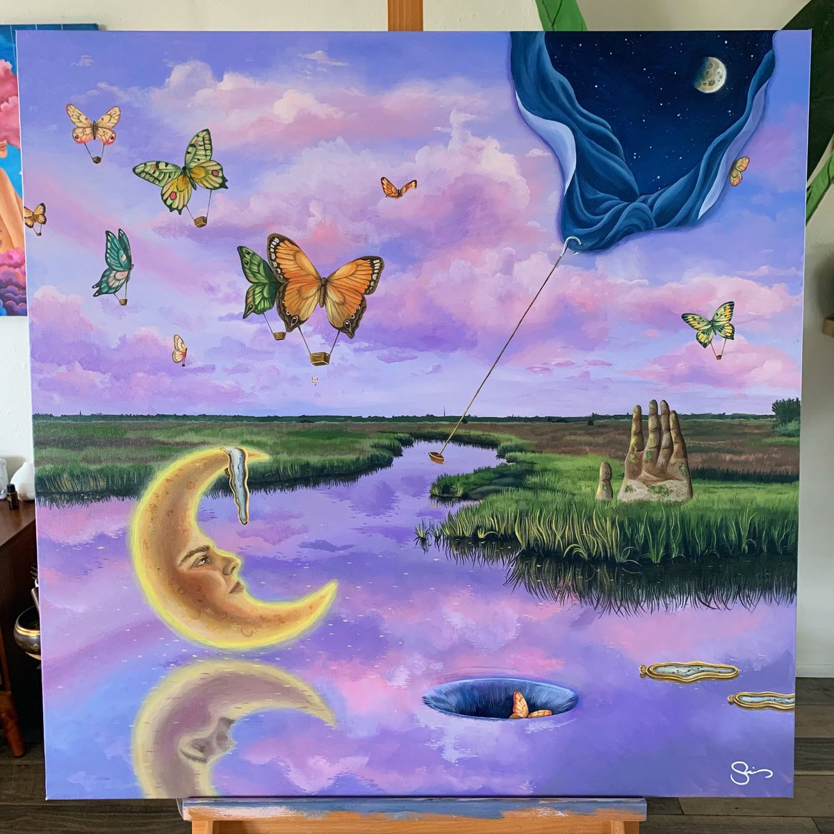 sincerelyart's tweet photo. #PortfolioDay latina Surrealist 🎨 https://t.co/iCokuzHfXl