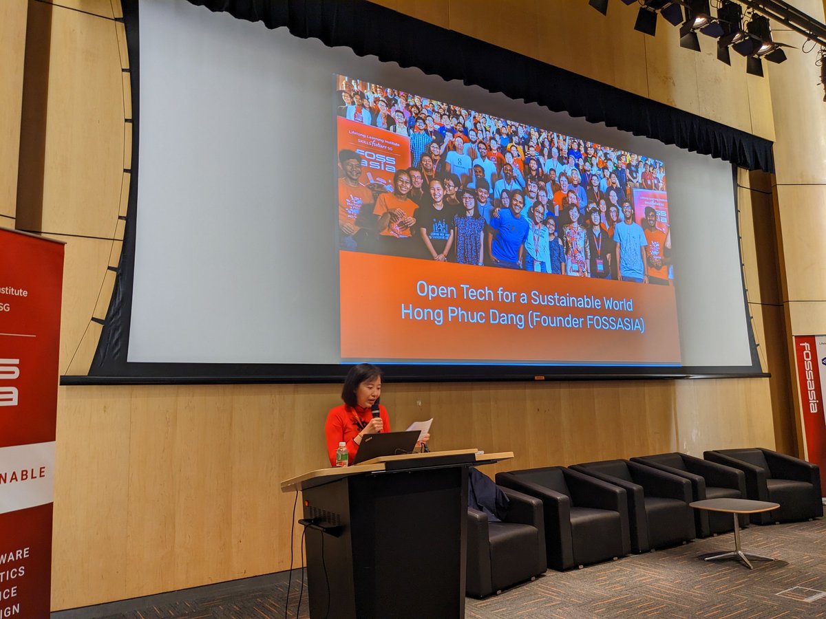 Thrilled to be able to attend <a href="/fossasia/">FOSSASIA</a> in person and humbled to be a speaker.  14yrs! <a href="/hpdang/">Hong Phuc Dang</a> <a href="/mariobehling/">Mario Behling</a> #Diversity and #Sustainability #Singapore