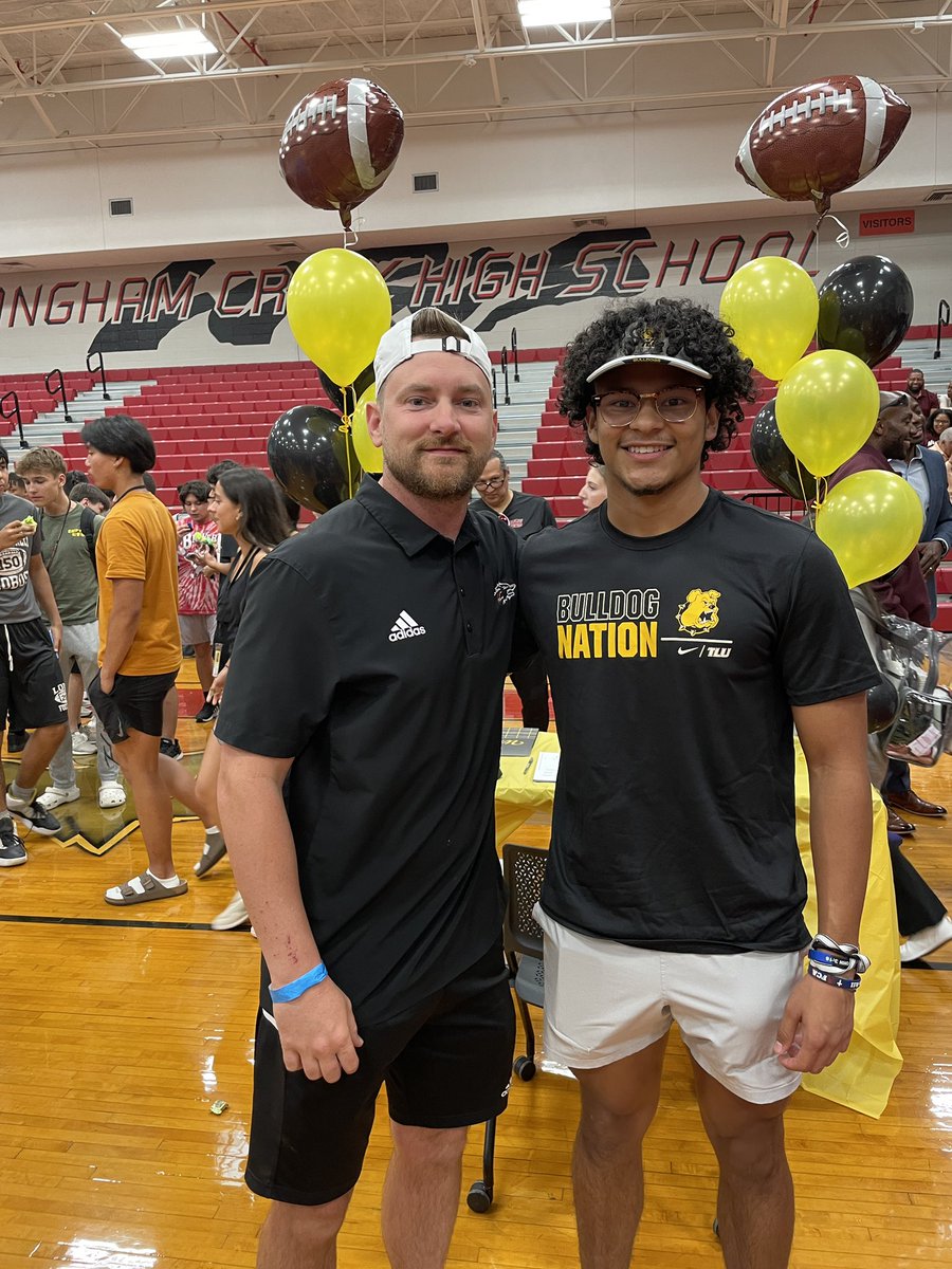 Coach Aaron Fisher (@bfnd_coachfish) on Twitter photo Happy signing day! Congrats <a href="/JaydenGibson27/">Jayden Gibson</a> <a href="/LeonardThaddius/">Thaddius leonard</a> <a href="/Julius_Moore5/">Julius Moore</a> <a href="/Puntervinny/">Vincent Herrera</a> <a href="/drelofton21/">YNDDRE_</a> Happy signing day! Congrats <a href="/JaydenGibson27/">Jayden Gibson</a> <a href="/LeonardThaddius/">Thaddius leonard</a> <a href="/Julius_Moore5/">Julius Moore</a> <a href="/Puntervinny/">Vincent Herrera</a> <a href="/drelofton21/">YNDDRE_</a>