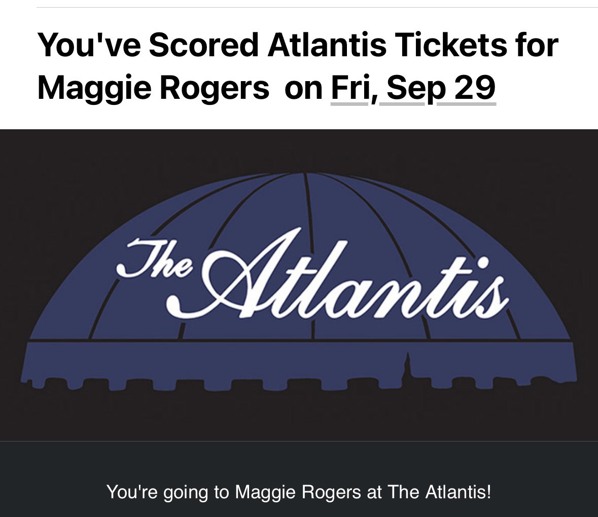Feel like I gained access to DC’s most exclusive club. See you in September <a href="/maggierogers/">Maggie Rogers</a>!! 

<a href="/TheAtlantisDC/">TheAtlantisDC</a> <a href="/930Club/">9:30 Club</a>