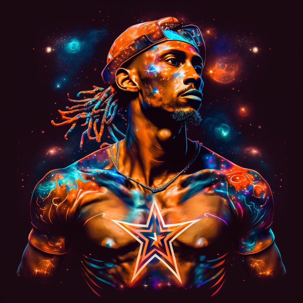 mardidavril's tweet photo. I asked @midjourney_ai to imagine the God of @HoustonTX https://t.co/G6t8EWOgnE