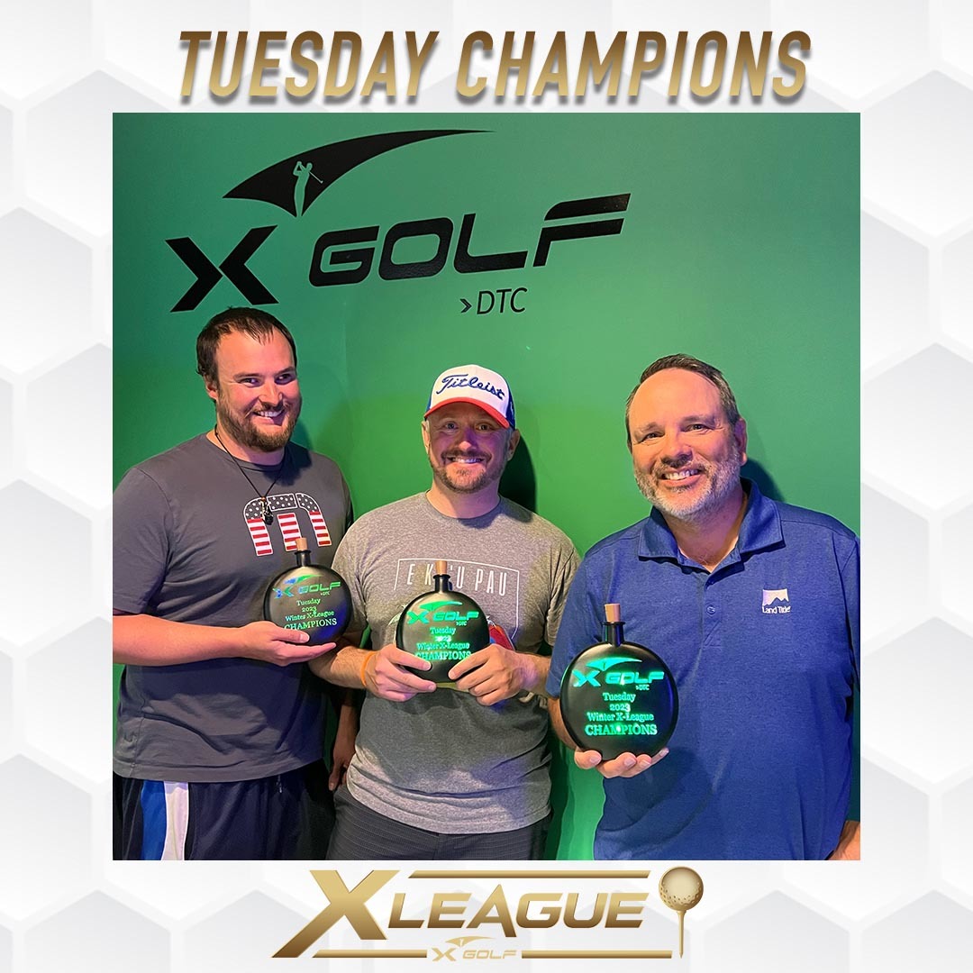 XGolfDTC's tweet photo. Congratulations to our Tuesday X-League Champions: Dirty Hookers 🏆 🏆 🏆 https://t.co/PfBcTi0l5J