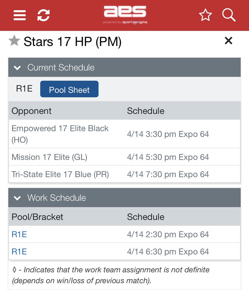 Headed to Louisville tomorrow for JVA World Challenge. Can’t wait to be back on the court! This is our schedule for Friday. <a href="/brookins_katie/">Katie Brookins</a> <a href="/RecruitStarsVB/">Stars VB Recruiting</a> @stars_vb #stars17hp