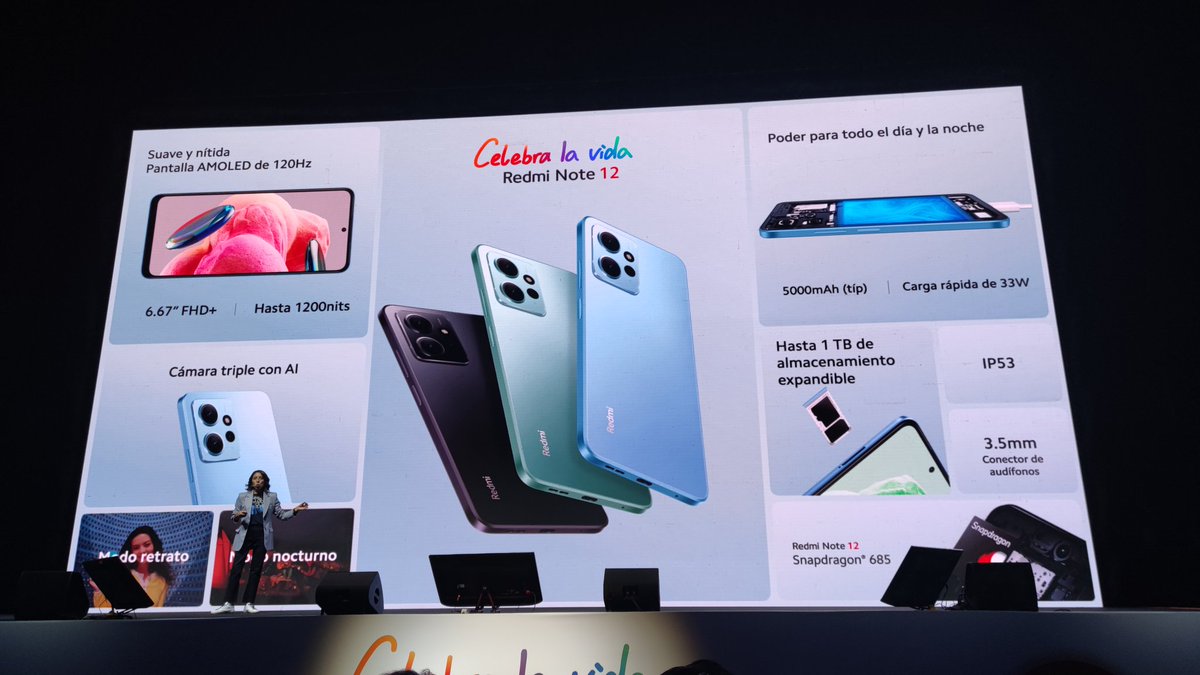 technoymas's tweet photo. @XiaomiChile @XiaomiColombia @XiaomiMexico @XiaomiPeru lanzan la serie #RedmiNote12 con nuevas características https://t.co/aA1ZIzNHkm