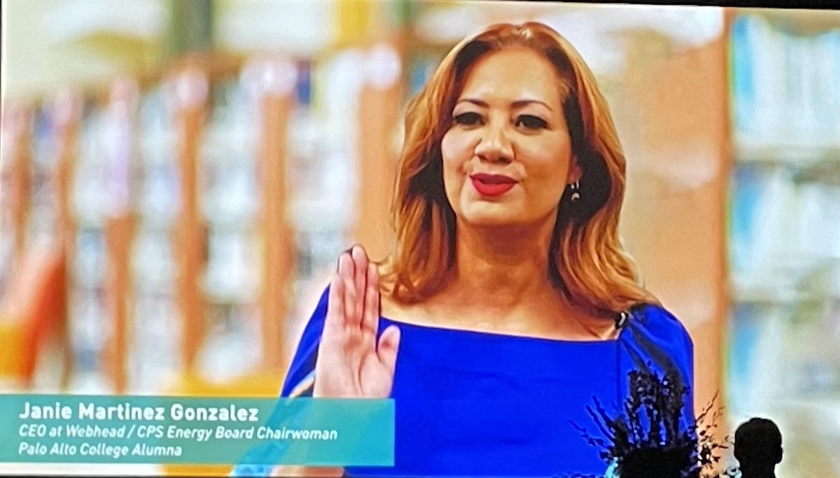 Jonathan Tijerina (@jrt1284) on Twitter photo Congrats to <a href="/latinaceo/">LATINA CEO</a> & Board Chair of <a href="/cpsenergy/">CPS Energy</a> Janie Martinez Gonzalez. One of the <a href="/AlamoColleges1/">Alamo Colleges District</a> “Shinning Stars Alumni! #oneteam #PaloAltocollege #sanantonio Congrats to <a href="/latinaceo/">LATINA CEO</a> & Board Chair of <a href="/cpsenergy/">CPS Energy</a> Janie Martinez Gonzalez. One of the <a href="/AlamoColleges1/">Alamo Colleges District</a> “Shinning Stars Alumni! #oneteam #PaloAltocollege #sanantonio