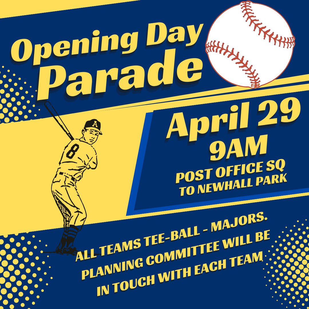 #LynnfieldLittleLeague
#LynnfieldBaseball #Parade #OpeningDay #LittleLeague #Pepsi 
@Jared_Carrabis @Wally97