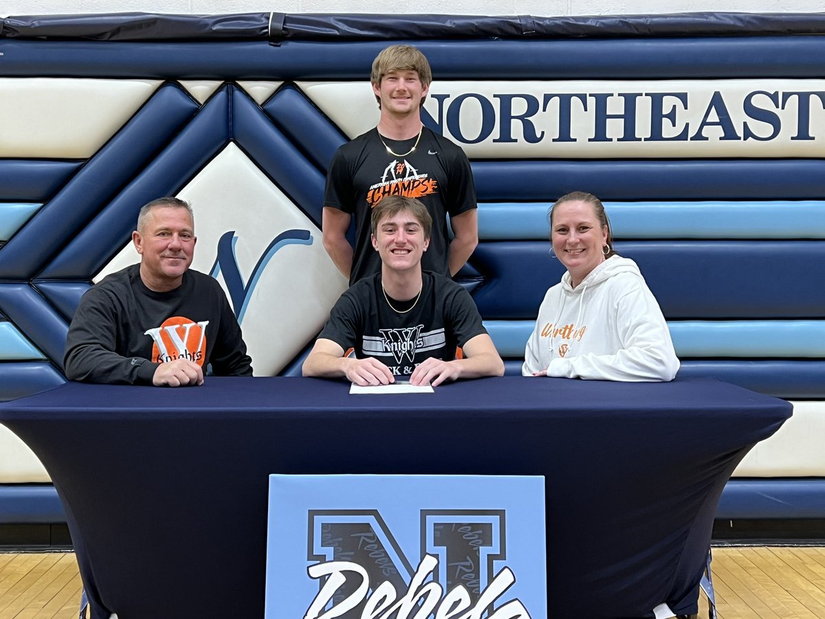<a href="/jimmywspfnning/">Jimmy Weispfenning</a> continuing his academic &amp; athletic journey as a member of <a href="/WTF_knights/">WartburgTrack&Field</a>! <a href="/Rebelsnortheast/">Northeast Rebels</a> is proud of you &amp; excited to see what the future holds for you!