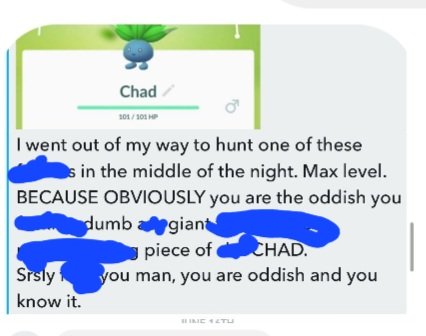 KennyOplenty's tweet photo. My man @chaddleboat and I have had this bit going for so many years because he once asked me what kind of Pokémon he would be. Answer remains the same. https://t.co/ofppyNgmzF