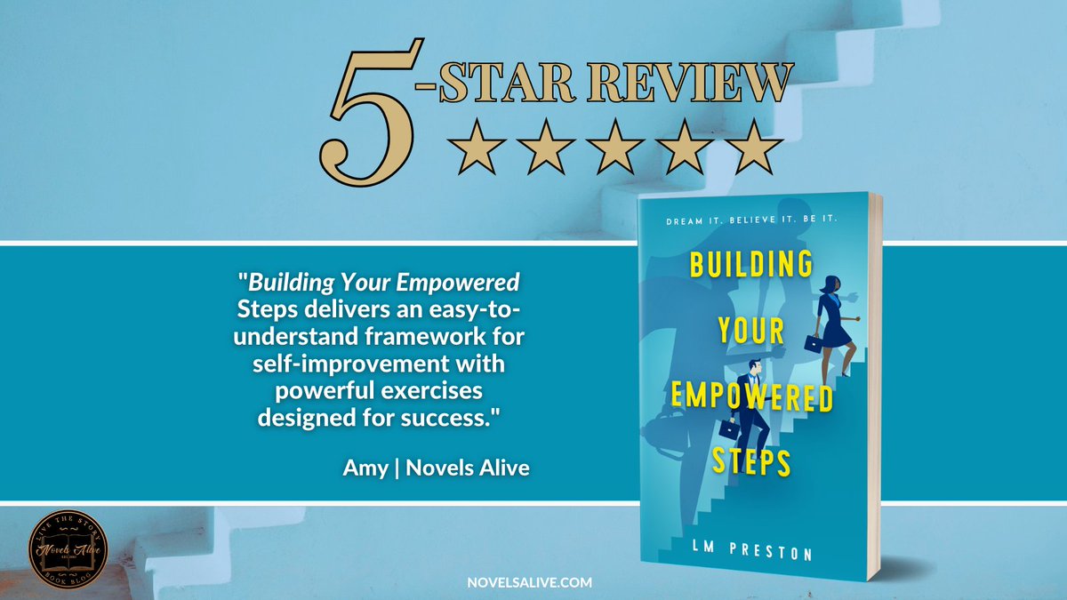 5-STAR REVIEW⭐️⭐️⭐️⭐️⭐️: BUILDING YOUR EMPOWERED STEPS by LM Preston <a href="/LM_Preston/">lmpreston</a> <a href="/RABTBookTours/">RABT Book Tours & PR</a> 

👉BUILDING YOUR EMPOWERED STEPS delivers an easy-to-understand framework for self-improvement with powerful exercises designed for success. bit.ly/3zVg7Xa #selfhelp #review