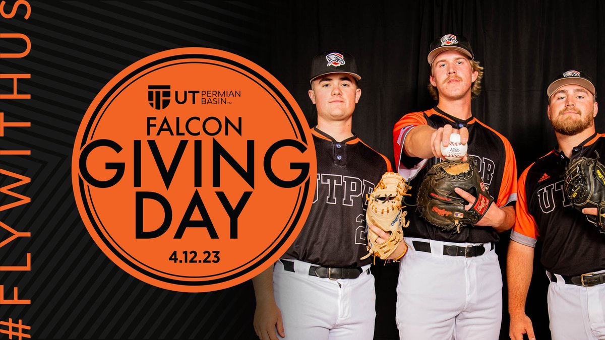 We are in the final hours of our Falcon Giving Day. Do not miss out on this opportunity to make a difference. Click the link in our bio or visit utpb.edu/givingday and #FlyWithUs TODAY!!
