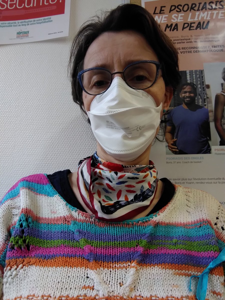 Hello I'm Marie-Aude, I live in France and I'm wearing a mask because I refuse to be an accomplice of the mass murdering of my fellow vulnerable and high risk citizens. 

#WhatAboutYou ?
#CovidIsNotOver 
#CovidIsAirborn