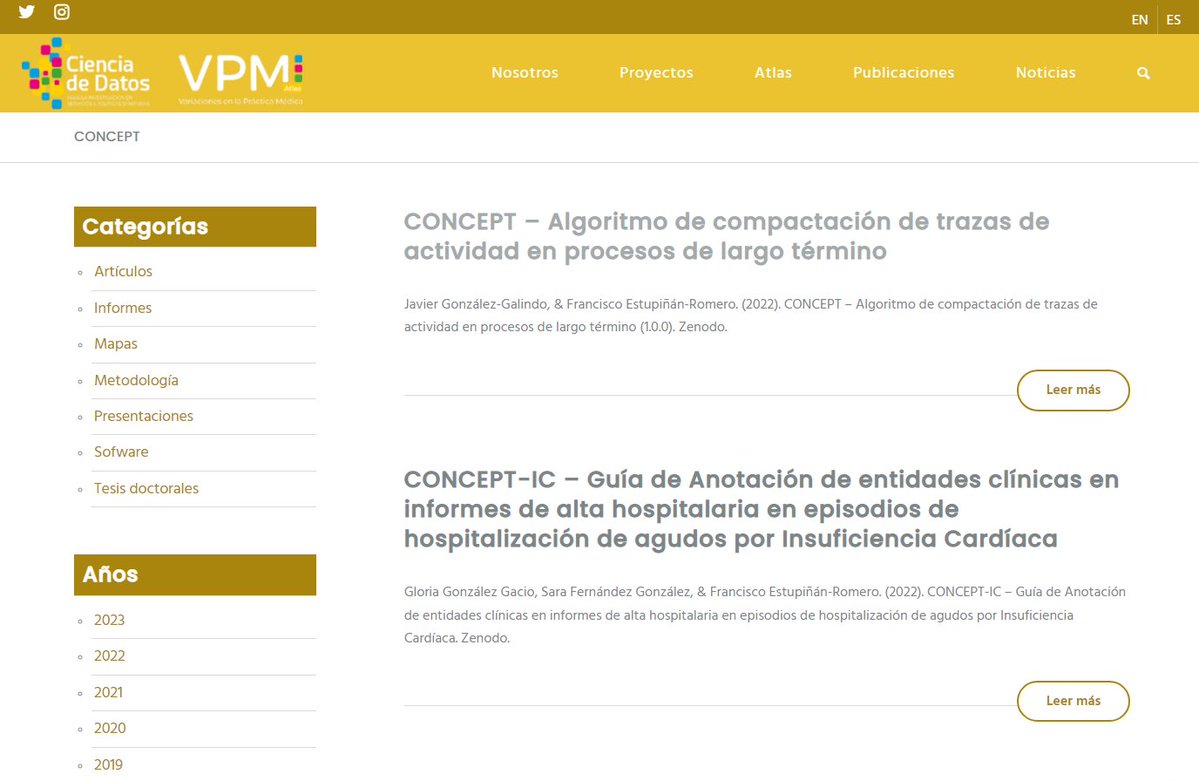 RICAPPS_Red's tweet photo. Análisis de procesos asistenciales de larga duración, pacientes con enfermedades crónicas a partir de información de actividades y contactos con el sistema sanitario #ProyectoCONCEPT by @atlasvpm, @iacs_aragon #datascienceandhealth #RWD #ProcessMining
🌐 https://t.co/LWNP4t85kK https://t.co/aVtcMky0yQ