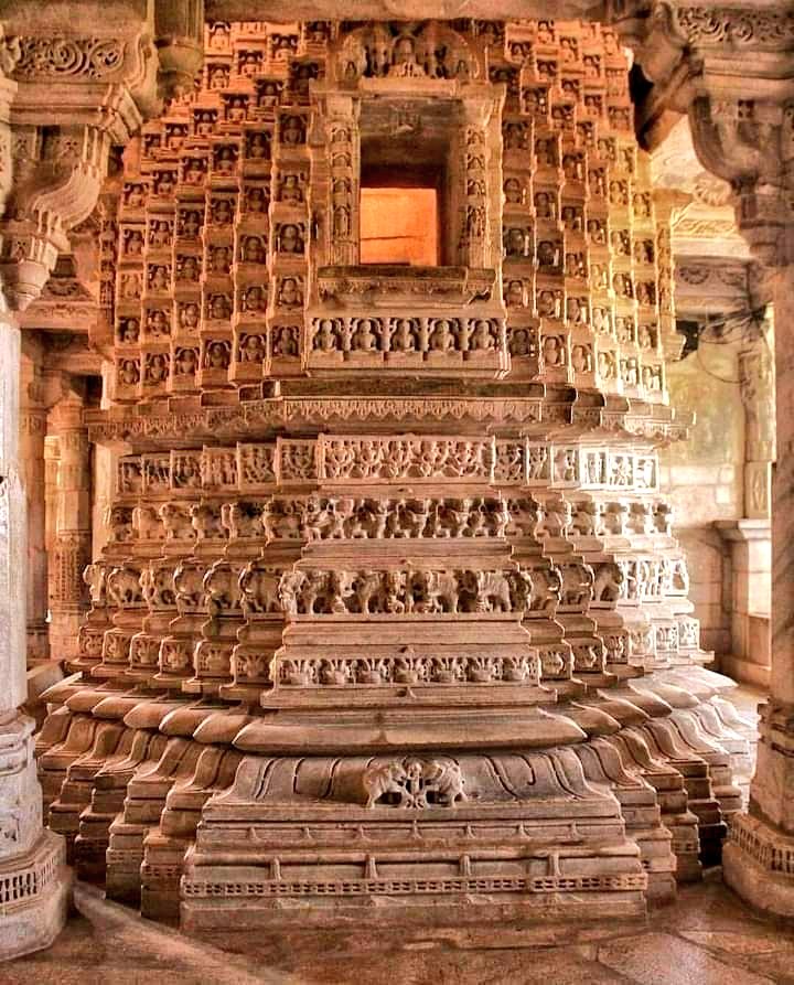 JagoJainJagore's tweet photo. These beautiful 700 years old #RanakPur structures are designed without computers,aren't gone to any engineering colleges,but our forefathers can achieved so much of precision
#IncredibleJainism #GemsOfJainism❤️ 🙏 #Jainism #JainKnowledge #JainStudy #Jainology #ProudToBeJAIN💪 https://t.co/YbvJArMvCM
