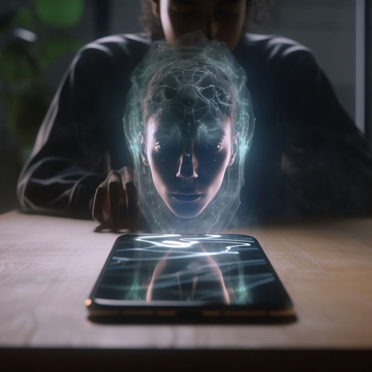 digitindia's tweet photo. We made AI predict the future of #Apple iPhones, it revealed the following upcoming features:

1) Haptic buttons
2) Foldable OLED display
3) Holographic FaceTime (video calls)
4) Portless design

Read more: https://t.co/WfZr83cz0N

#ai #iphone #future #tech https://t.co/pCoVL8or9l