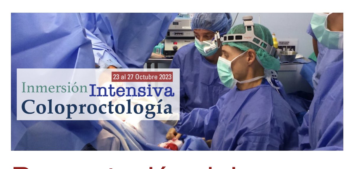 Esta es una oportunidad fantástica para hacer una inmersión rápida en coloproctología y ver cómo trabajamos

ucpsevilla.es/iic/index.html