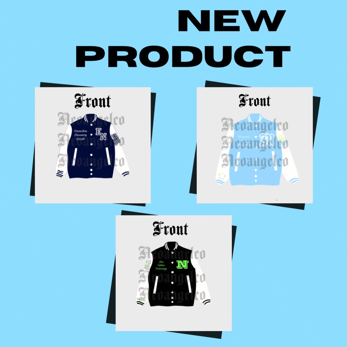 angelicghostco's tweet photo. New Product: Fandom Letterman Jackets

Preorder opens: Friday April 14 @ 3 PM PST

Each Letterman comes with a preorder benefit!

Details for the jackets below

GOs welcome please DM!

Will Link my shops store/ Etsy here on preorder day https://t.co/O7K2c0zVXY