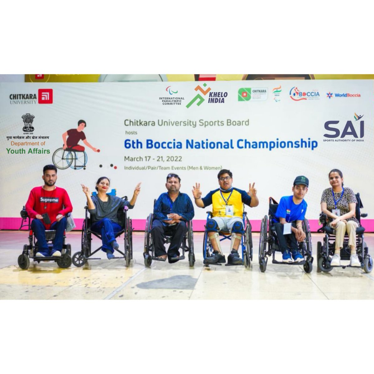 SCIRaghav_'s tweet photo. Boccia Ball is like life. You’re never sure what comes your way, but you always try to stay a step ahead of the game!🔴🔵⚪♿🇮🇳

#boccia #tokyo #rahuldumpa #paralympics #sport #deporteadaptado #km #bisfed #king #h #handisport #handicap #proudparalympian #run #mujerydeporte #paras https://t.co/hkngAGnOQr