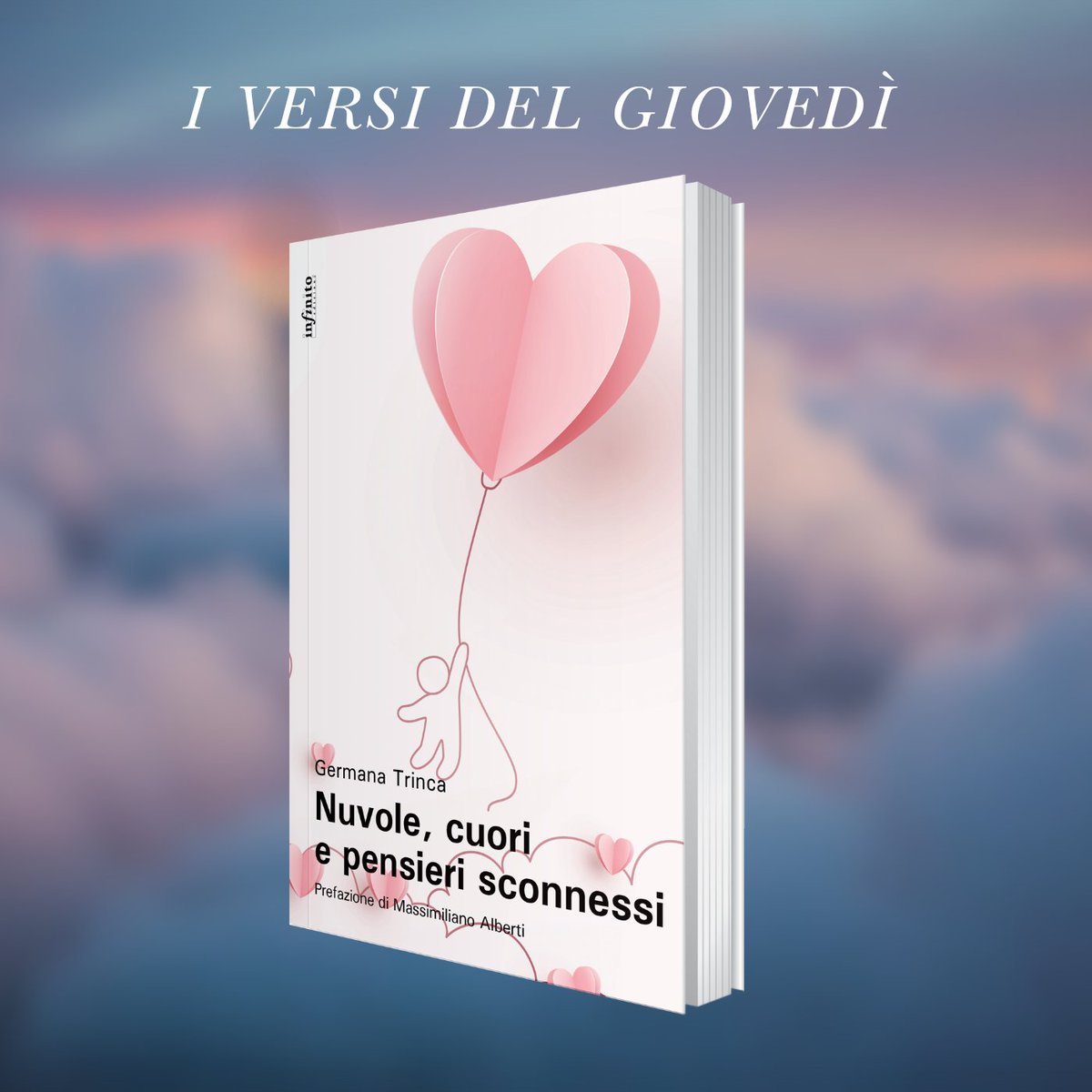 📚 I versi del giovedì 📚
.
✍"Dal cielo terso e grigio
piovono
all’improvviso
alcune gocce
sul mio viso.
Assorta nei miei pensieri,
ti ascolto distrattamente
così le tue parole
si disperdono nel vento
incrinando
quel silenzio rumoroso
in fondo 
al mio cuore."✍