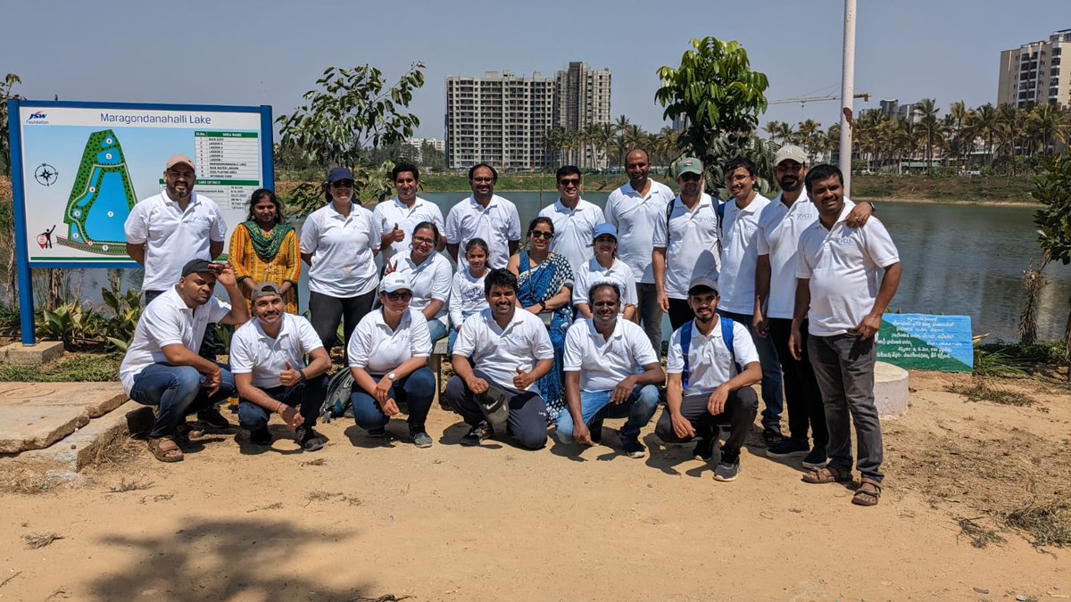 VCLSsocial's tweet photo. [ Community ] Images from our tree planting initiative last weekend in Bengaluru, where we partnered with non-profit Hands On CSR to plant over 100 trees in the area to aid in #sustainability! https://t.co/2Su1MCbBBc