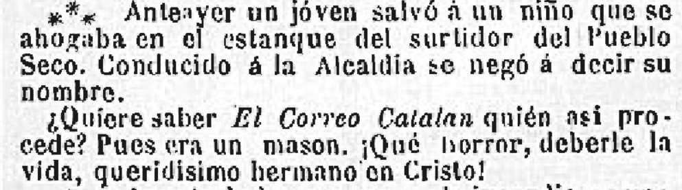anys_poble_sec's tweet photo. Fa #144anys un jove salva un nen d'ofegar-se a l'estanc del brollador del #Sortidor al #Poblesec. Font: La Publicidad (18/6/1879) https://t.co/7UGfgs9f72